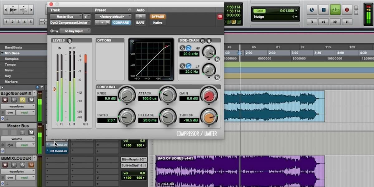 compressor plugin in pro tools