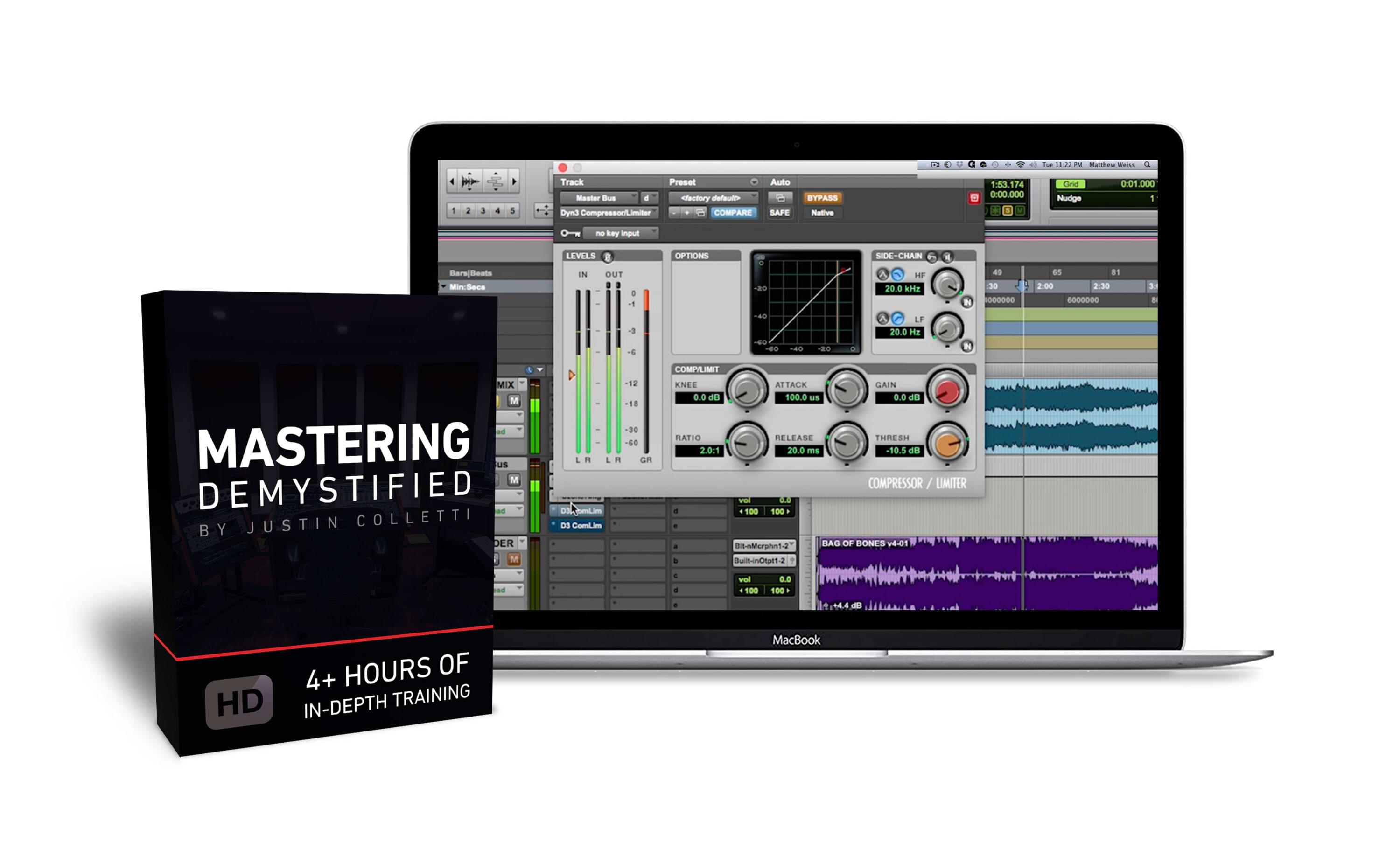 Mastering Demystified product box and screenshot