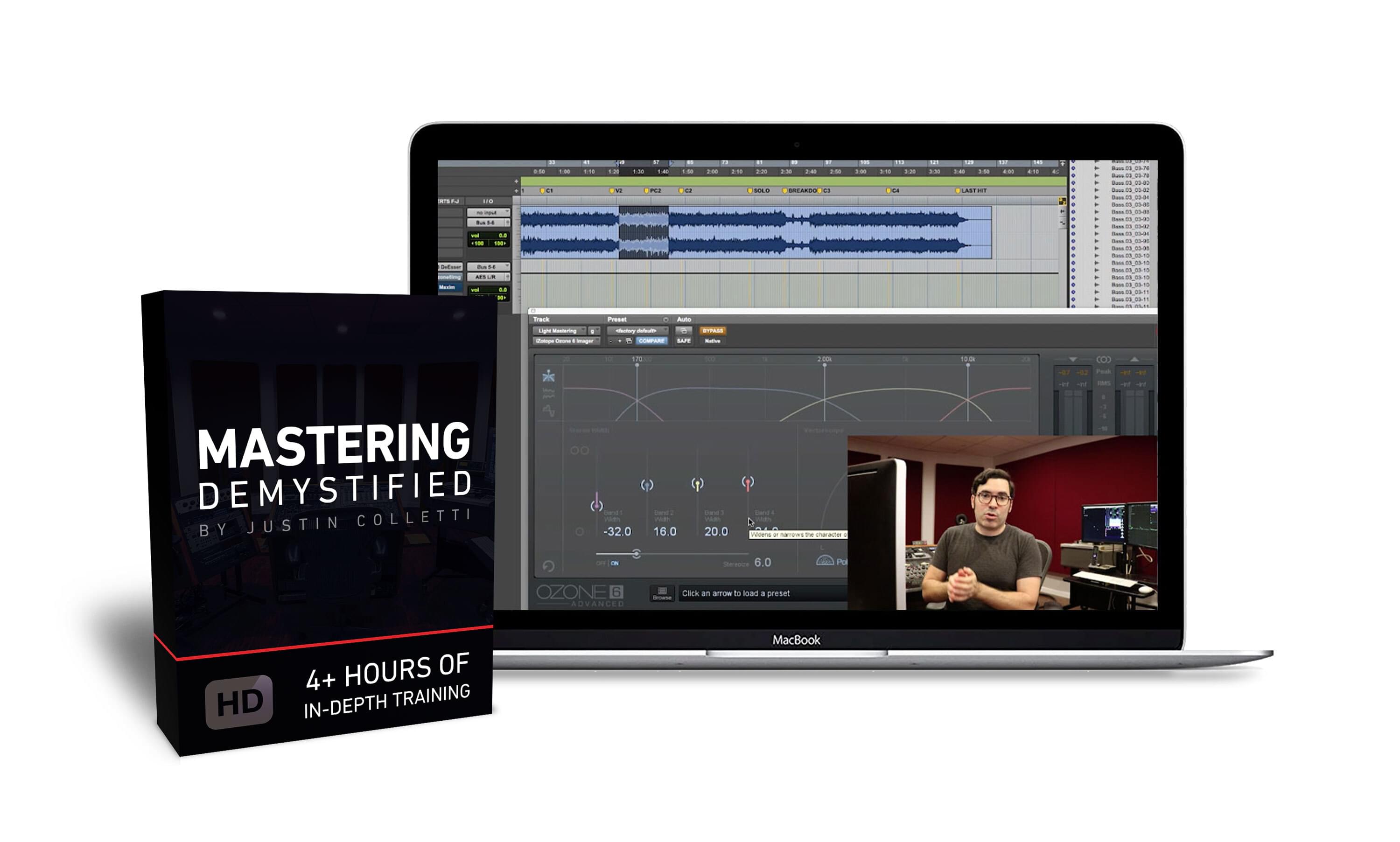 Mastering Demystified product box and screenshot